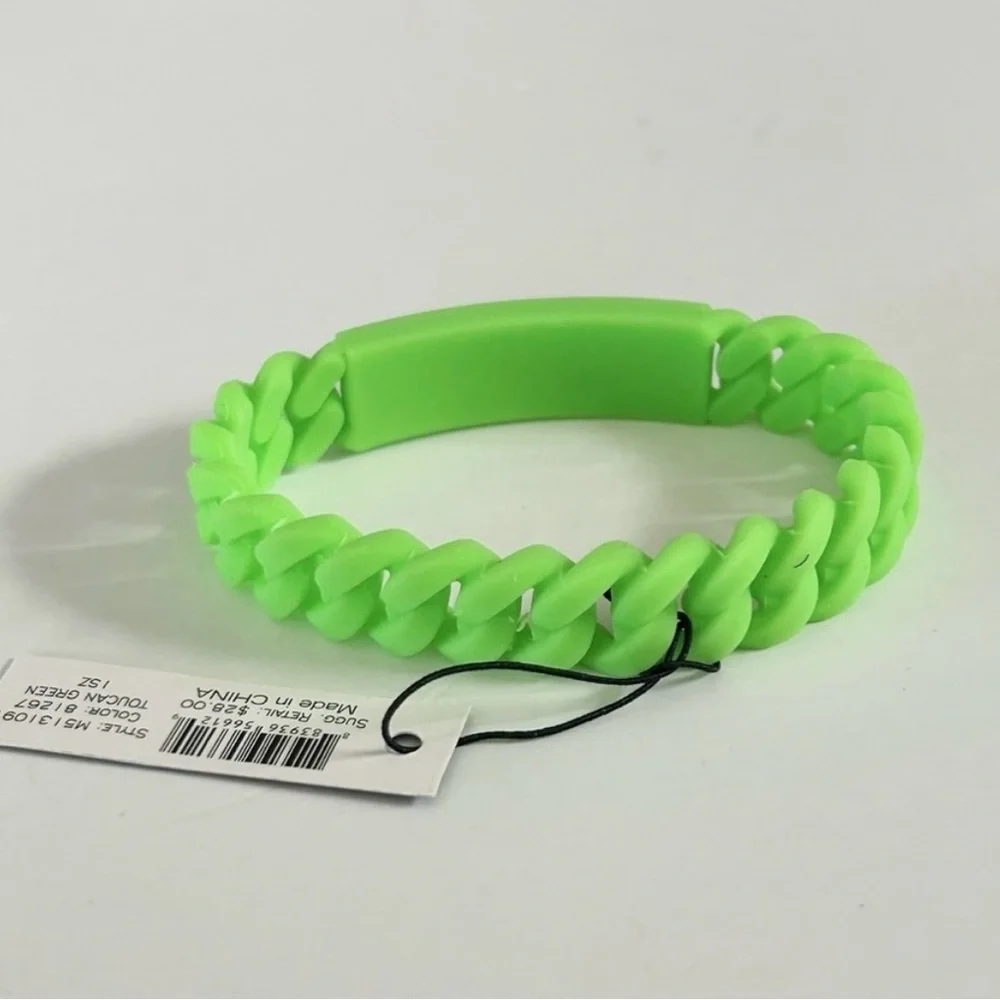 Marc by Marc Jacob’s Neon Green Silicone Bracelet